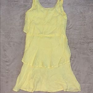 NWT Yellow Tiered Linen Summer Dress 💛